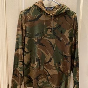 New Polo Ralph Lauren Hooded Camouflage Shirt